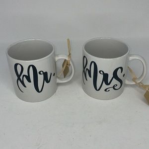 New Mr. & Mrs. Large Coffee Mug |His and Hers Large Mugs | Groom and Bride |